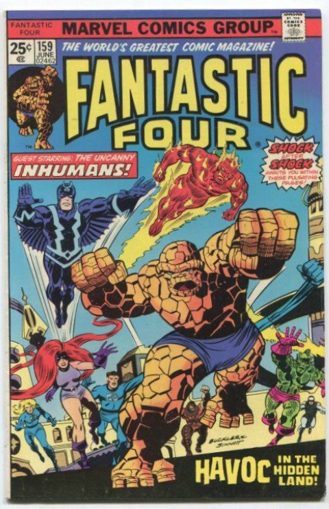 FANTASTIC FOUR #159 (7.5) BRONZE AGE MARVEL (BG01)