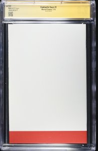 Fantastic Four (2013) # 1 (CGC 9.8 SS) Signed & Sketch Scott Lobdell * Marvel