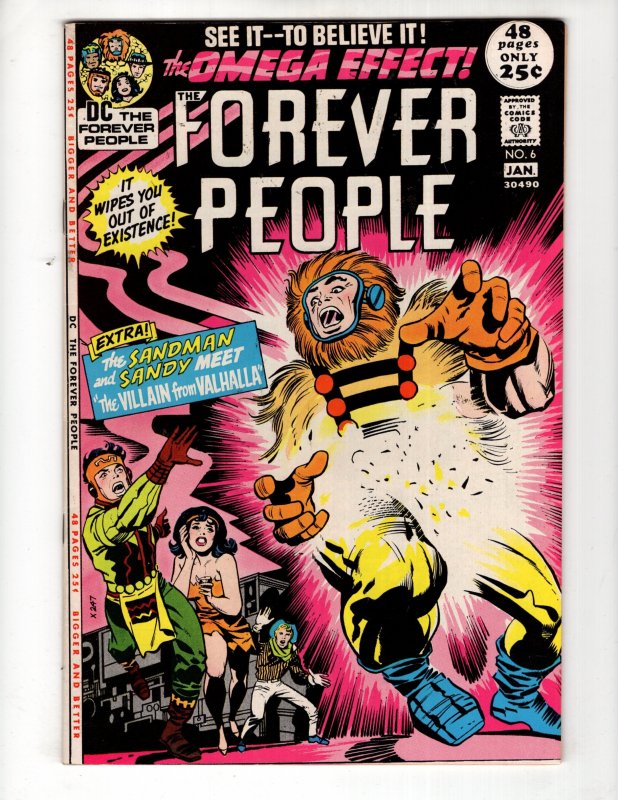 The Forever People #6 (1972) HIGH GRADE FOURTH WORLD Kirby!  / ID#196-A