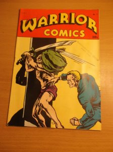 H. C. BLACKERBY: WARRIOR COMICS #1, SCARCE GERBER 8 GOLDEN AGE COMIC, 1945, VF-! 