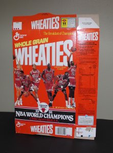 Chicago Bulls Wheaties Box / 1991