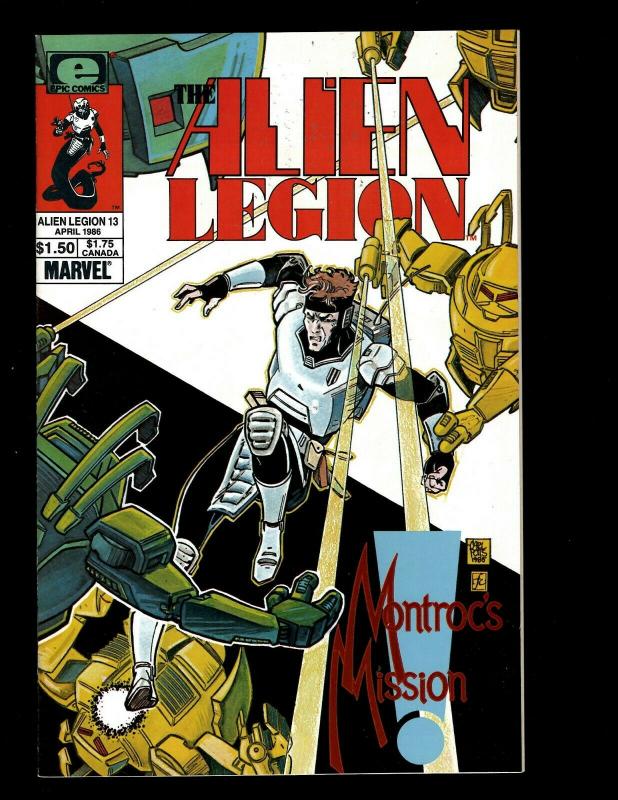 Lot of 13 Alien Legion Marvel Comics #6 13 14 15 16 17 18 19 20, 1 2 3 4 JF4