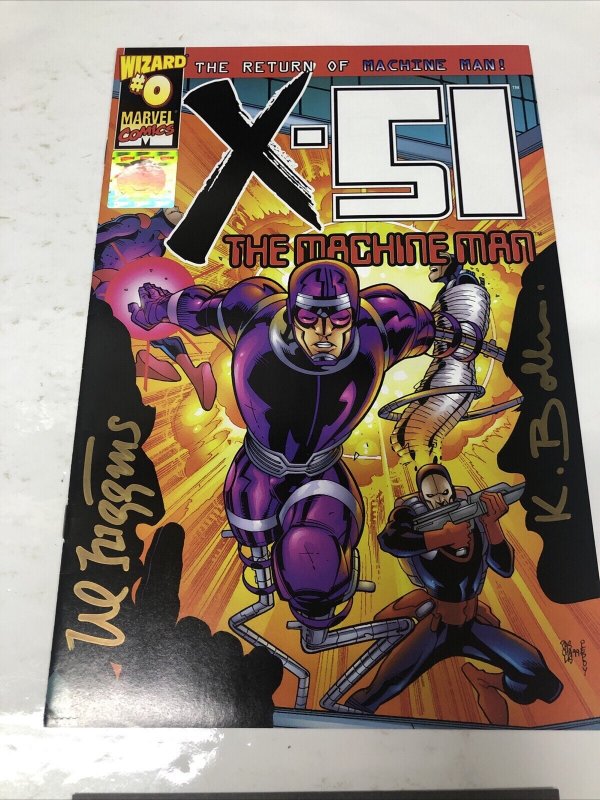 X-51 (1999) # 3 (FN/VF) Variant • Signed Karl Bollers • Michael Higgins • Marvel