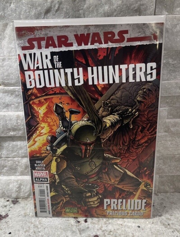 STAR WARS War of Bounty Hunters Alpha #1 (Marvel 2021) NM 1st app Doc Ragon NM+