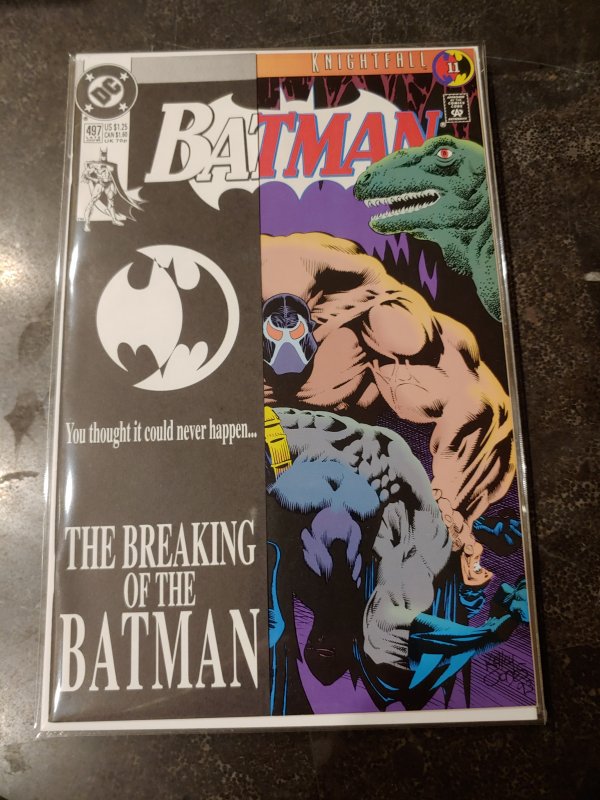 Batman #497 (1993) THE BREAKING OF BATMAN'S BACK BY BANE