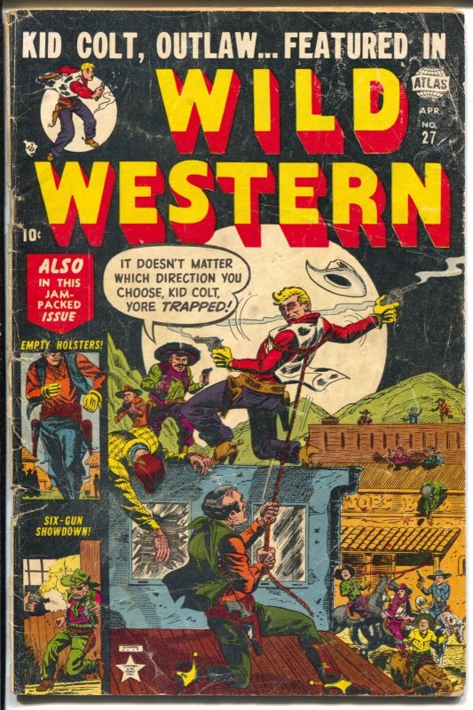 Wild Western #27 1953-Atlas-Kid Colt-George Tuska-G+