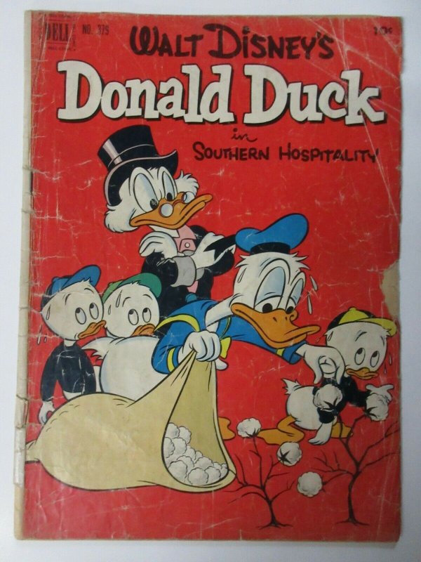 DONALD DUCK #FC379 (Dell Four Color,1/1952) PR (POOR)  Walt Disney, 2nd Scrooge!