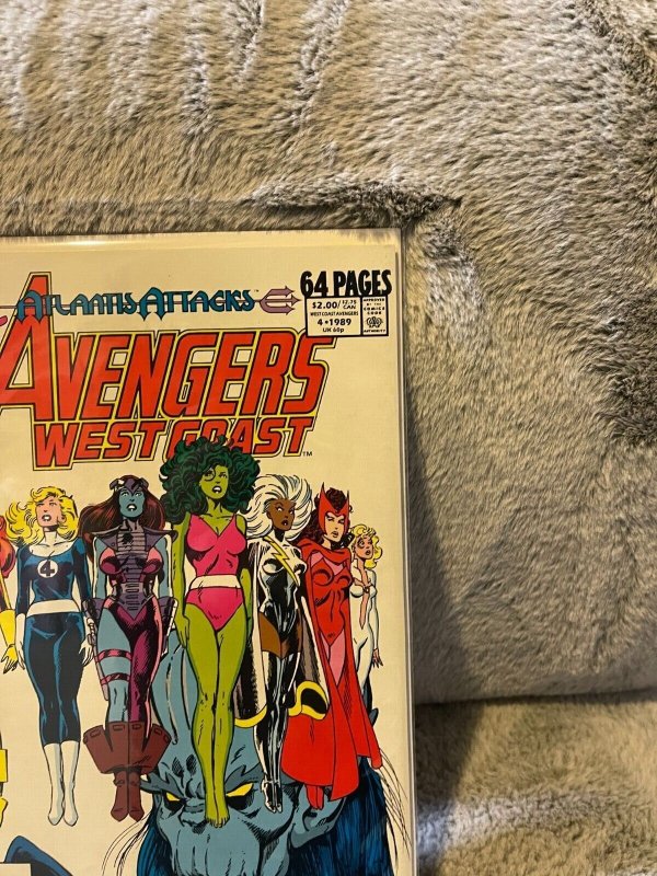 West Coast Avengers Annual #4 1989 Marvel - John Byrne Art  