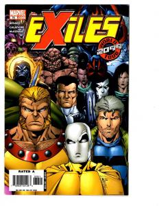 5 Exiles Marvel Comic Books # 76 77 78 79 80 X-Men Nick Fury Fantastic Four BH31