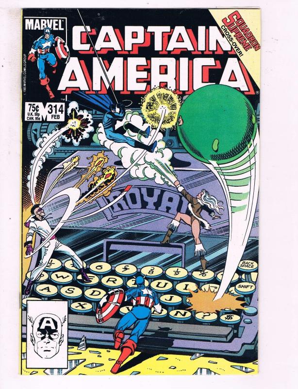 Captain America #314 VF Marvel Comics Comic Book DE15