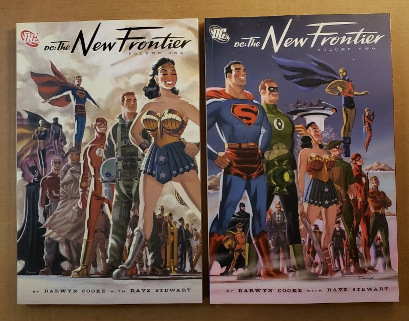 DC: THE NEW FRONTIER VOLUME 1 & 2 SET TPB SOFT COVER DARWYN COOKE NEW CONDITION