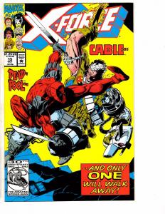 X-Force # 15 NM Marvel Comic Book Domino Deadpool X-Men Storm Cable Prof X J68