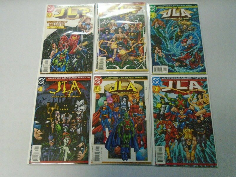 Justice Leagues set:#1-6 8.0 VF (2001)