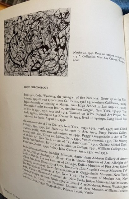 Jackson Pollock, MOMA, Hunter,1956