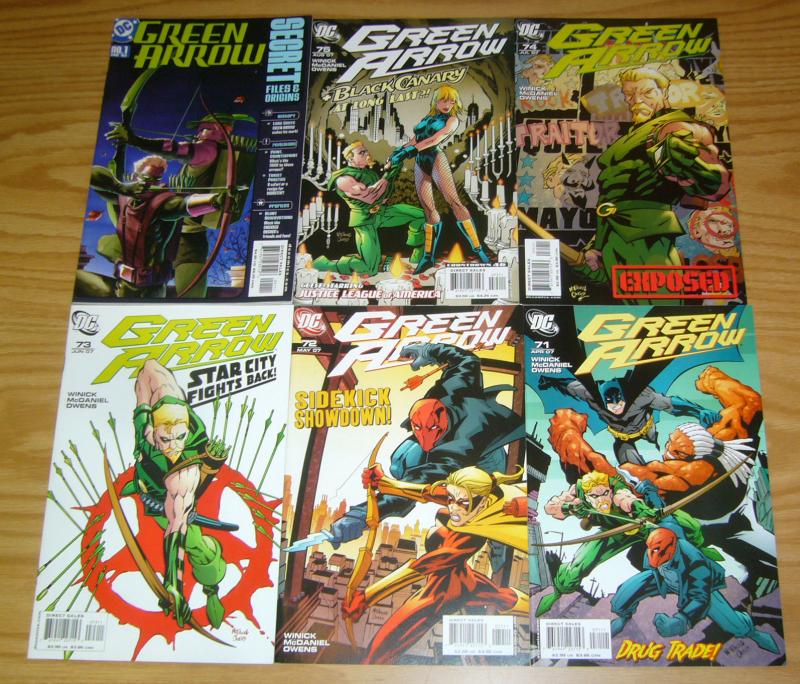 Green Arrow #1-75 VF/NM complete series + secret files - kevin smith - meltzer