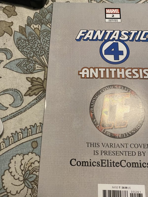 FANTASTIC FOUR: ANTITHESIS #2 (ZIRCHER EXCLUSIVE VIRGIN VARIANT) ~ Marvel
