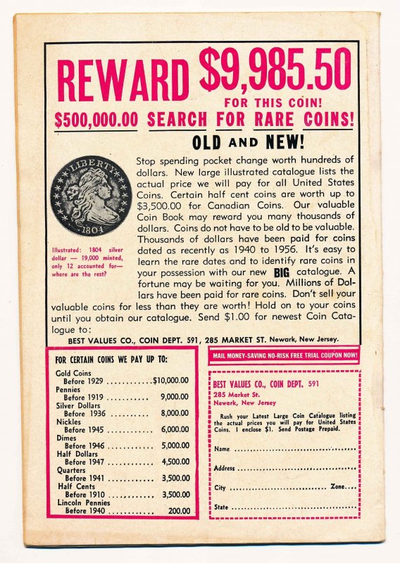 Adventures into the Unknown (1948 ACG) #132 VG/FN