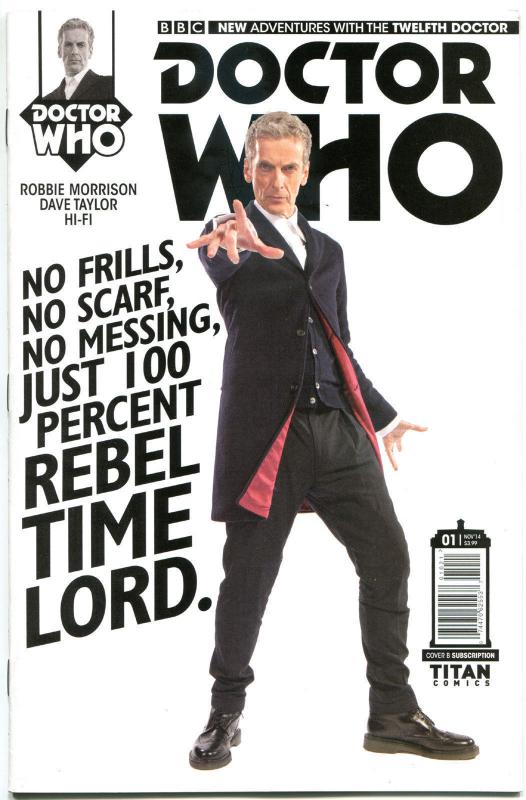 DOCTOR WHO #1 B, VF, 12th, Tardis, 2014, Titan, 1st, more DW in store, Sci-fi