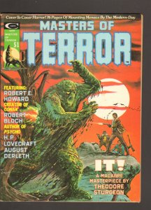 1970s Marvel Comics Masters of Terror #1 ~ Horror Comic Mag. VF+  WH