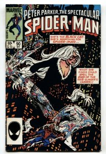 Spectacular Spider-Man #90 1984-  1st BLACK COSTUME Black Cat High Grade