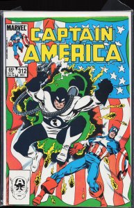 Captain America #312 (1985) Captain America [Key Issue]