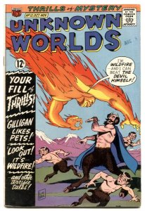 Unknown Worlds #51 1966- Human Torch rip-off cover VG