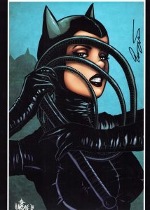 Everette Hartsoe's Dirty Drawings Catwoman Cover Art 11 x 17 Print. Signed w/COA