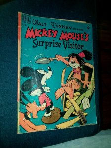 Four Color 268 Golden age 1950 Mickey Mouse Surprise Visitor dell comics classic