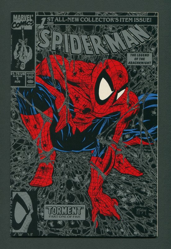 Spiderman #1 (Black Cover/McFarlane) 9.8 NM-MT  August 1990