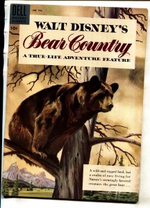 Four Color Comics-Bear Country # 758--Dell--Disney True Life Adventure--comic...