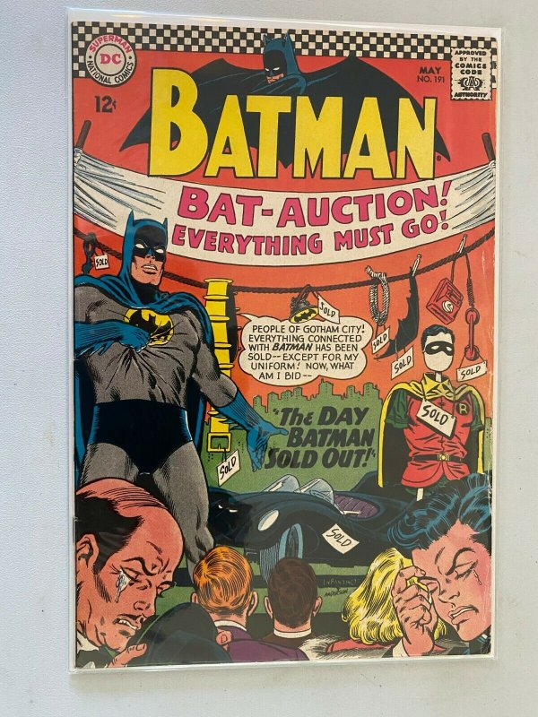 Batman #191 4.0 VG water stain (1967)