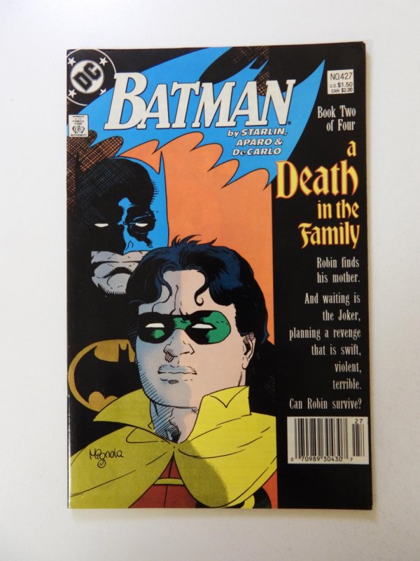 Batman #427 Newsstand Edition (1988) FN/VF condition
