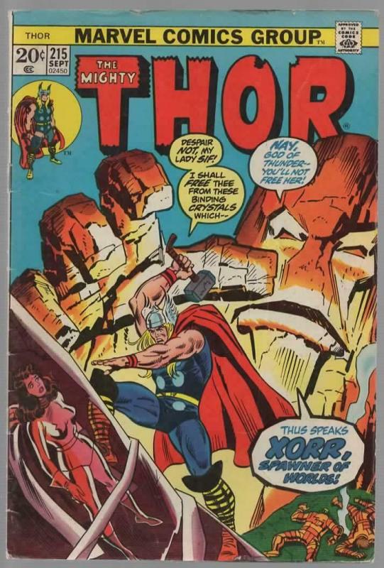 THOR 215 VG+ Sept. 1973