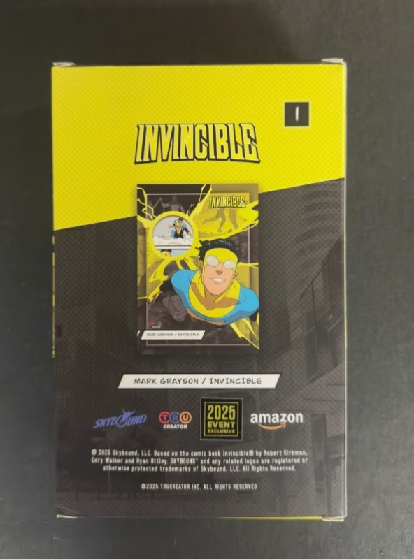 2025 Exclusive Invincible Card #1 San Diego Comic Con Limited Edition Only 250