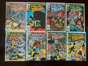 New Mutants lot 45 diff from:#2-50 avg 7.0 (1983-87)