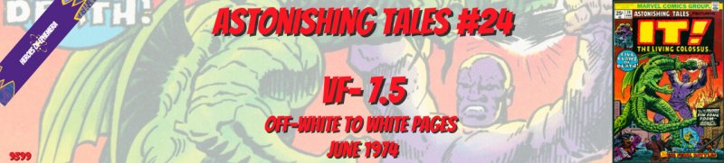 Astonishing Tales 24 VF- 7.5 Marvel 1974