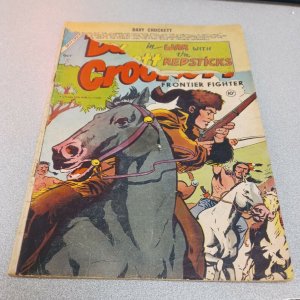 Davy Crockett #2 Charlton Comics - 1955 golden Age Western hero Frontier fighter