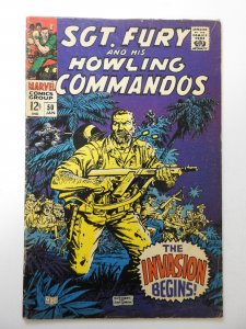 Sgt. Fury #50 (1968) VG+ Condition moisture stain