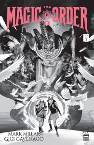 The Magic Order 3 (2023) #3 NM Black and White Variant Image Comics