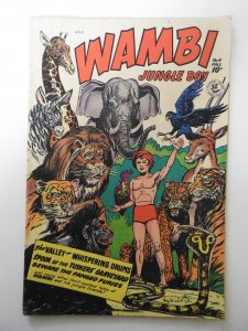 Wambi Jungle Boy #4 (1948) VG Condition moisture stain