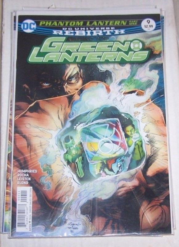 Green Lanterns #9 (December 2016, DC) PHANTOM LANTERN 1ST APP  FRANK LAMINSKI