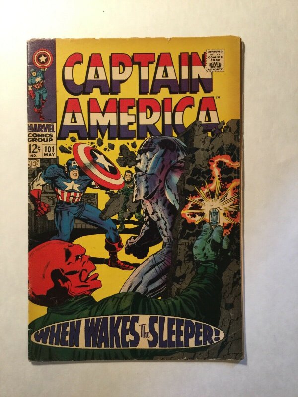 Captain American 101 Very Good+ Vg+ 4.5 Marvel