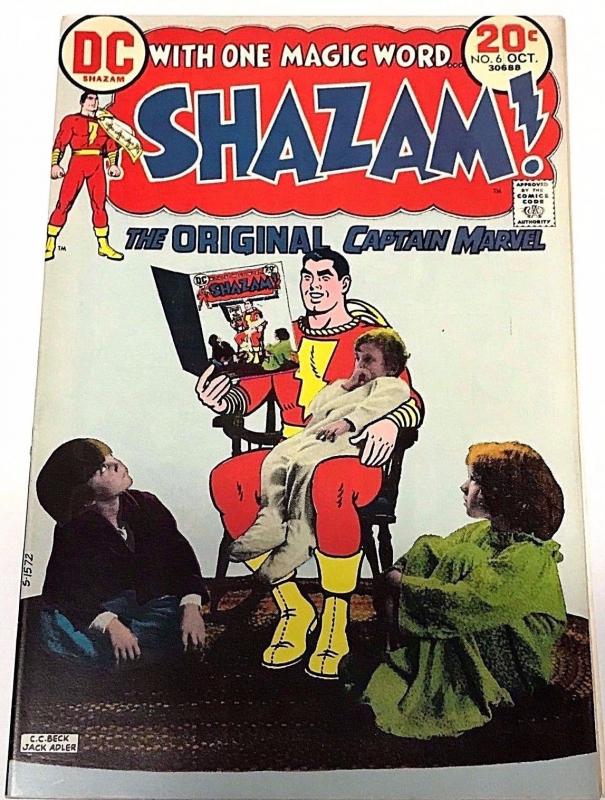 SHAZAM#6 FN/VF 1973 DC BRONZE AGE COMICS