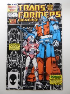 Transformers Universe #4 (1987) Sharp Fine- Condition!