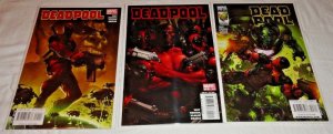 Deadpool #1-3 1 2 3 (2008) Way/Medina Clayton Crain Cover Secret Invasion HOT!