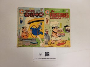 2 Flintstones Charlton Comic Books #13 48 Dino Pebbles 3 TJ28