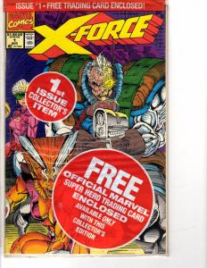 X-Force # 1 NM Sealed In Poly Bag With Card Cable Deadpool X-Men Domino J151