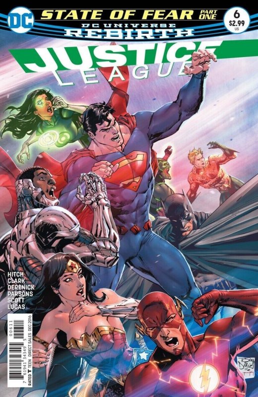 Justice League (2016) #6 VF/NM Tony Daniel Cover
