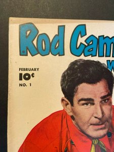 Rod Cameron Western 1 VG- (Fawcett Feb. 1950)