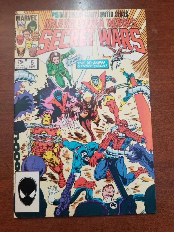 MARVEL SUPER HEROES SECRET WARS # 5 AVENGERS VF